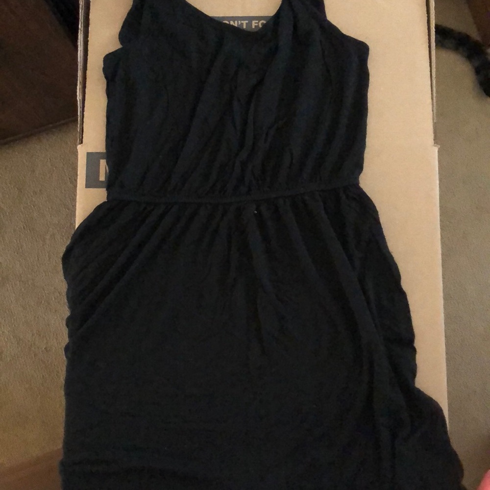 Black skater style dress